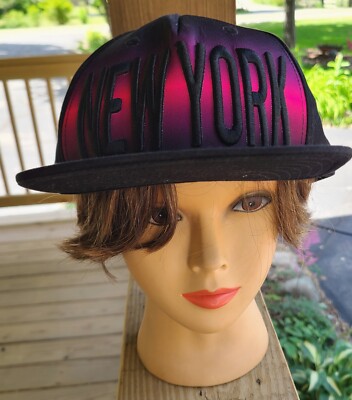 NEW YORK CITY Snapback Cap Hat KBETHOS Co Black & Shocking Pink