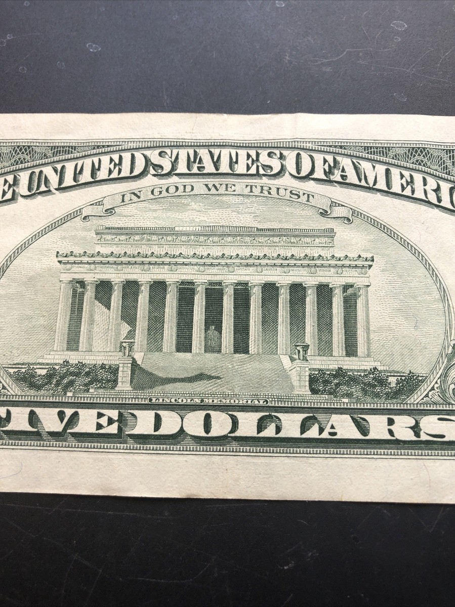 STAR ** $5 1995 (( GEM )) Fancy Serial Number ** PAPER CURRENCY | eBay