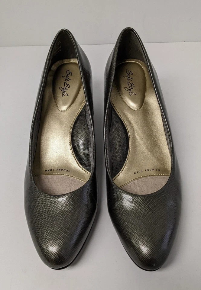 Zapatos de salón Deanna estilo suave, verdes, para mujer 9 M Foto 2 de 4