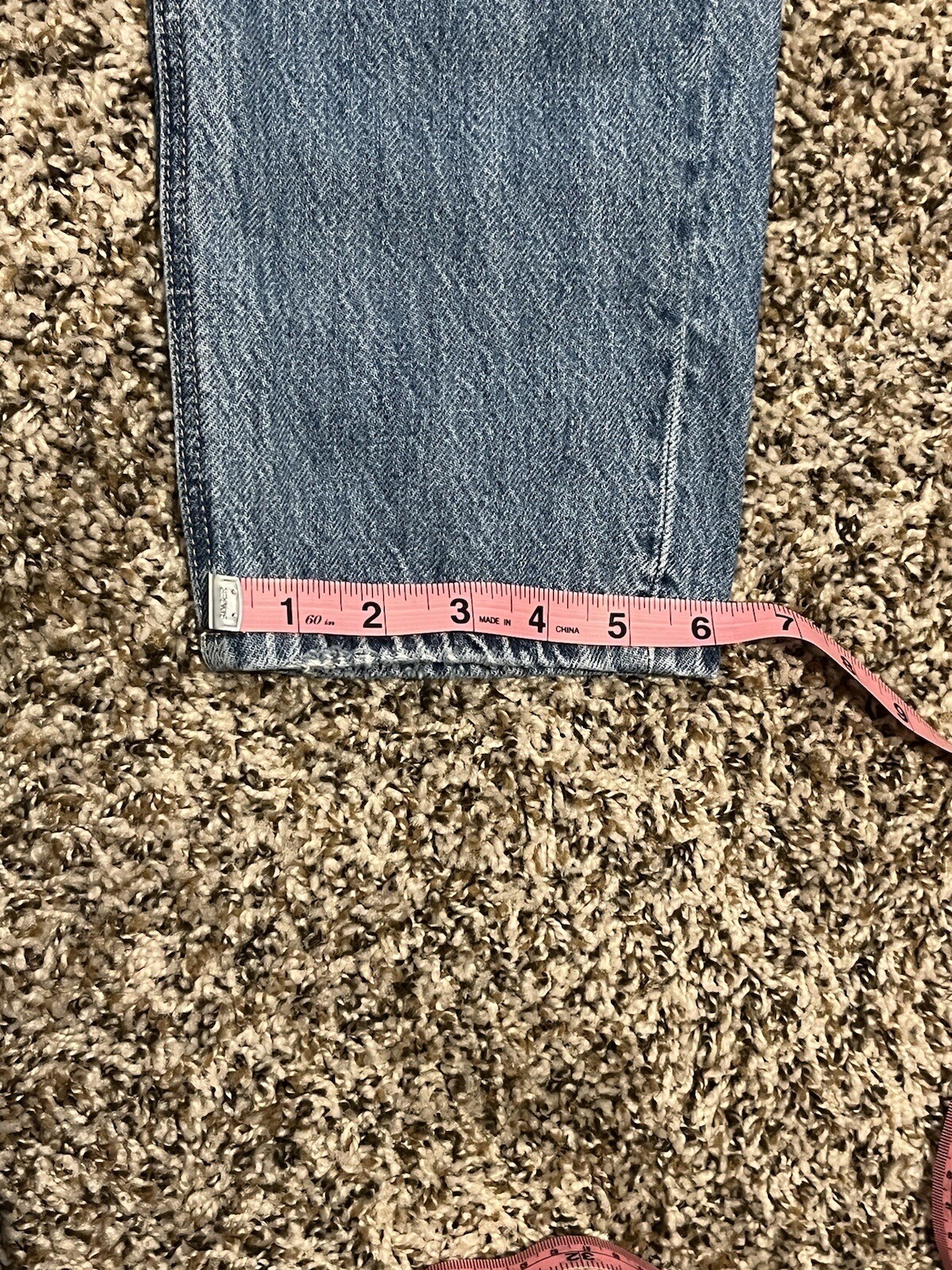 American Eagle Patchwork Mom Straight Jeans High … - image 10