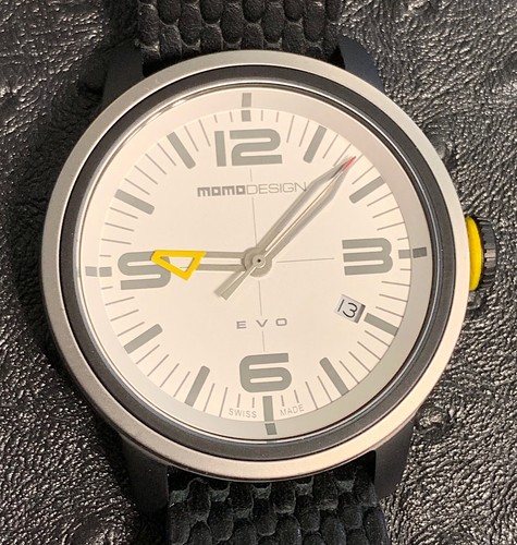 [-50%] rrp £ 298 momo design evo md-1014 race j16451 quartz date watch 42,5  mm | eBay
