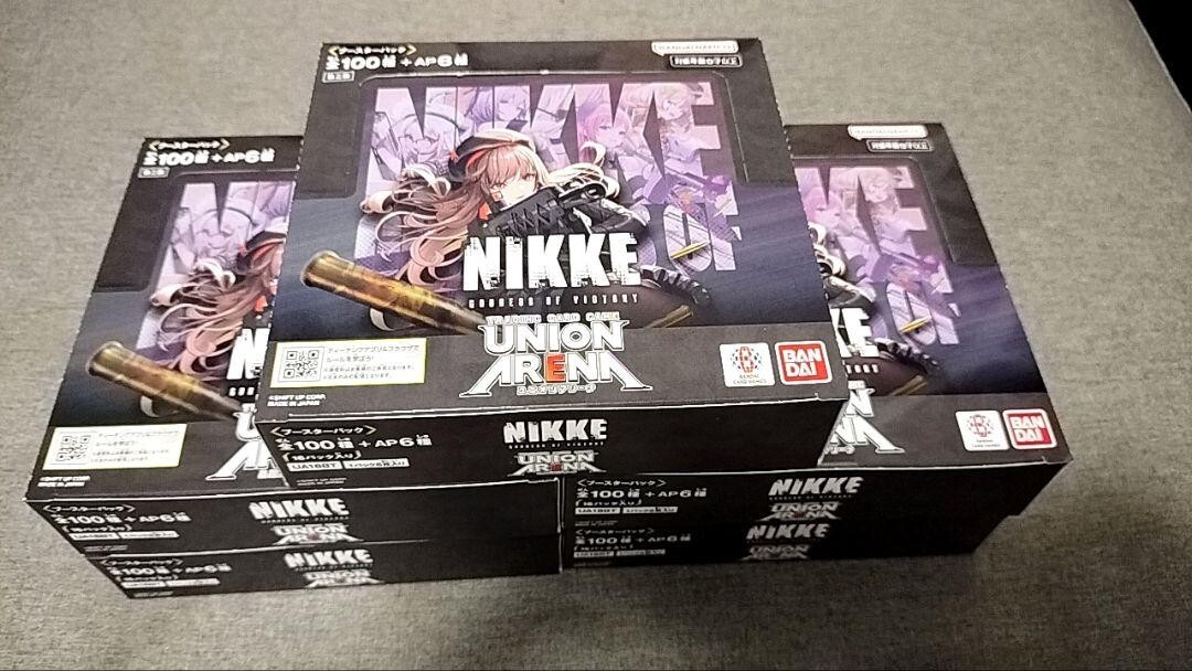 UNION ARENA NIKKE ブースターパック 5BOX Amazon.com: Bandai (BANDAI) Union Arena Booster Pack, Goddess of