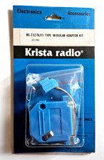 RS-232/RJ11 TYPE MODULAR ADAPTOR KIT KRISTA RADIO NEW