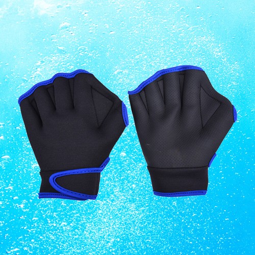 Guanti da allenamento per il nuoto Guanti palmati con dita in neoprene per eserc - Foto 2 di 10