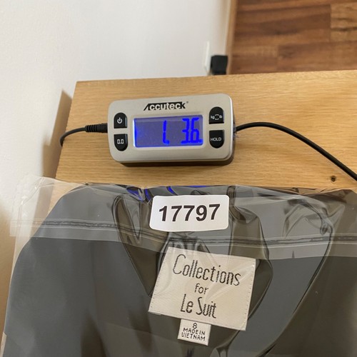 Le Suit Blazer Womens 8 Black Button Front Notch Lapel Office Career Work Casual - Bild 9 von 10