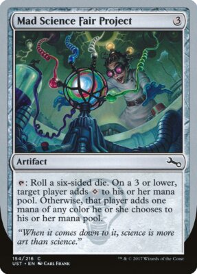 MTG Magic the Gathering Mad Science Fair Project (154/288) Unstable LP