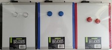 Magnetic Dry Erase Boards Whiteboard, 2 Magnets Marker 8.5"x11", Select: Color