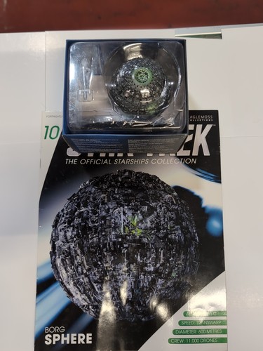 Eaglemoss Star Trek Borg Sphere New with Magazine - Picture 1 of 10