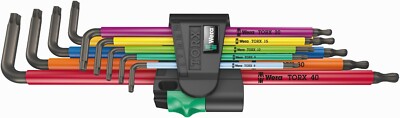 Wera 967/9 TX XL Multicolor TORX  L-Key Set 05024480001