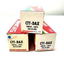 Lot Sylvania Projector Lamp Bulb CIT-DAX 1000W 120V 25 Hours NIB Lot of 3