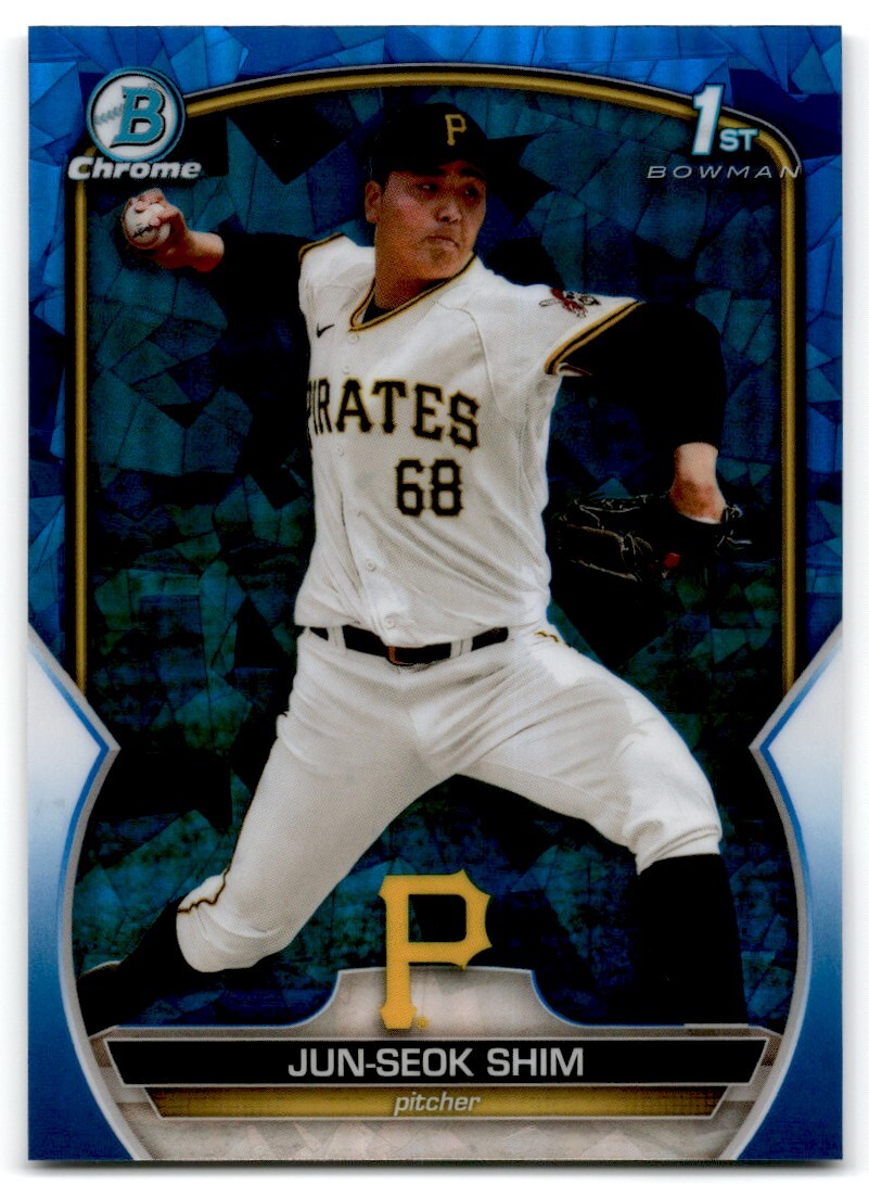 2023 Bowman SAPPHIRE Jun-Seok Shim Pittsburgh Pirates #BCP-153 1ST