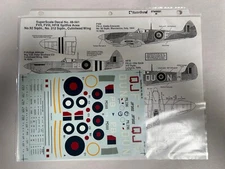 NEW Vtg Super Scale 48-561 Spitfire Aces War Model Airplane 1/48 Decal (AIC3)