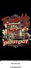 Rat Fink Big Daddy Ed Roth Style Wall Art Rat Rod “Rumble 59 Shoot Out”