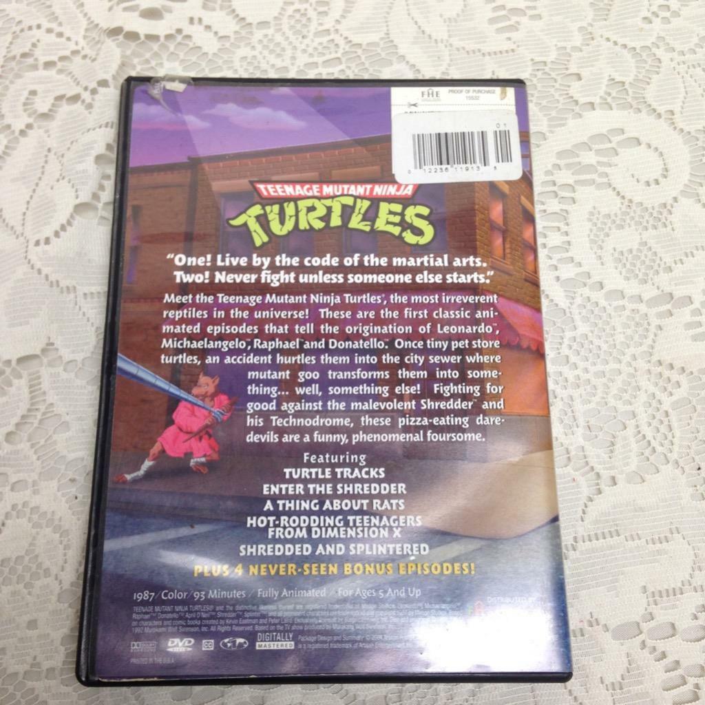 Teenage Mutant Ninja Turtles: Season 1 {DVD} 1987- 9