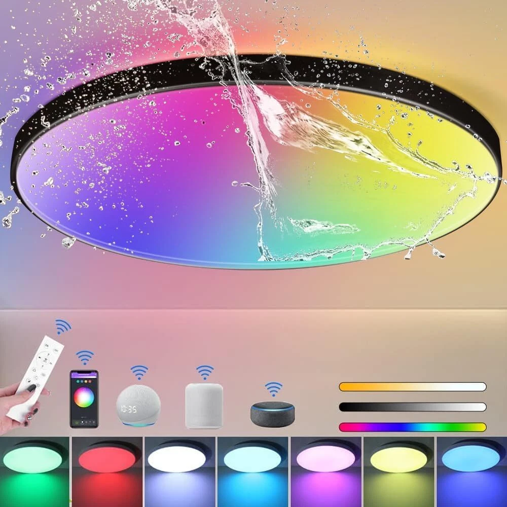 Smart ceiling 2024 light installation