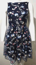New w/tag Beautiful Speechless Jrs. Size XS Party Dress Embroidered Tullie