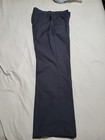 Perry Eliis 36x32 Black And Blue Pin  Stripes Flat Front — photo 2