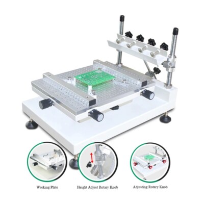 ZB3040H Big Size High-precision Manual Screen Printing Table Manual Solder