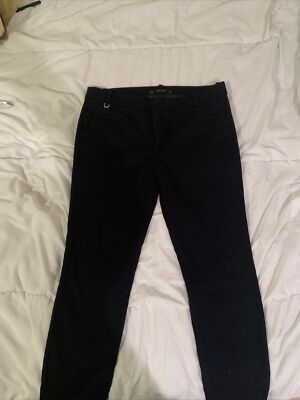 black cigarette trousers zara ZARA BASICS PANTS! Black Cigarette Pants/Slacks Size 6 CUTE