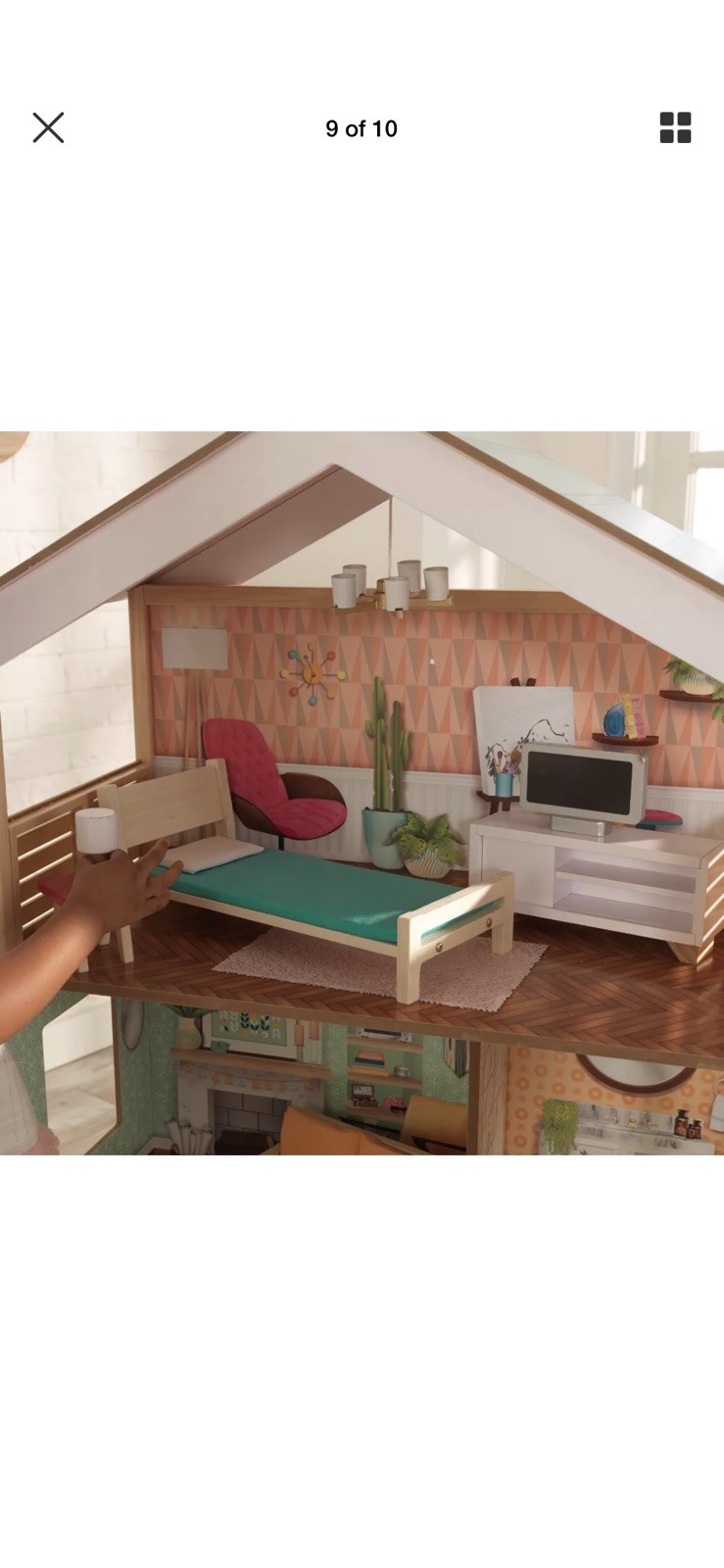 kidkraft vintage luxe dottie dollhouse