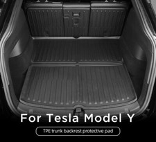 For Tesla Model Y 2021-2024 Rear Seat Backrest Protective Pad Trunk Mat Car Pad