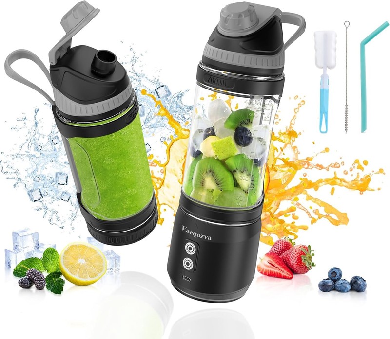 Portable Blender, 24oz 300W Travel Blender for Portable Blending, USB-C