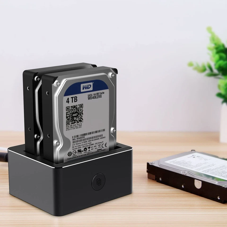 TECKNET Hard Drive Docking Station, USB 3.0 SATA HDD Docking Station for 2.5 & 3 - Image 4 of 4