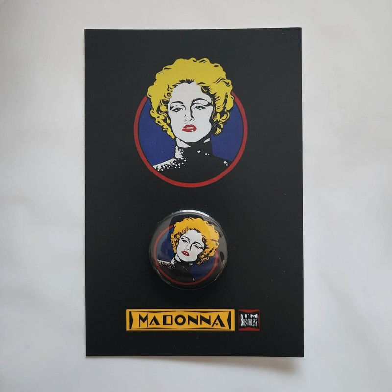 Madonna I'm Breathless Pin button Hanky Panky Vogue Blond Ambition Celebration 