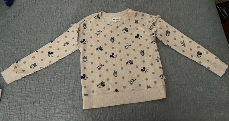 EEUC Girls Mickey and friends sweatshirt Gapkids/Disney Large (10)