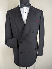 Paul Stuart Double Breasted Formal Dinner Jacket-No Pants --US Size 41 Long