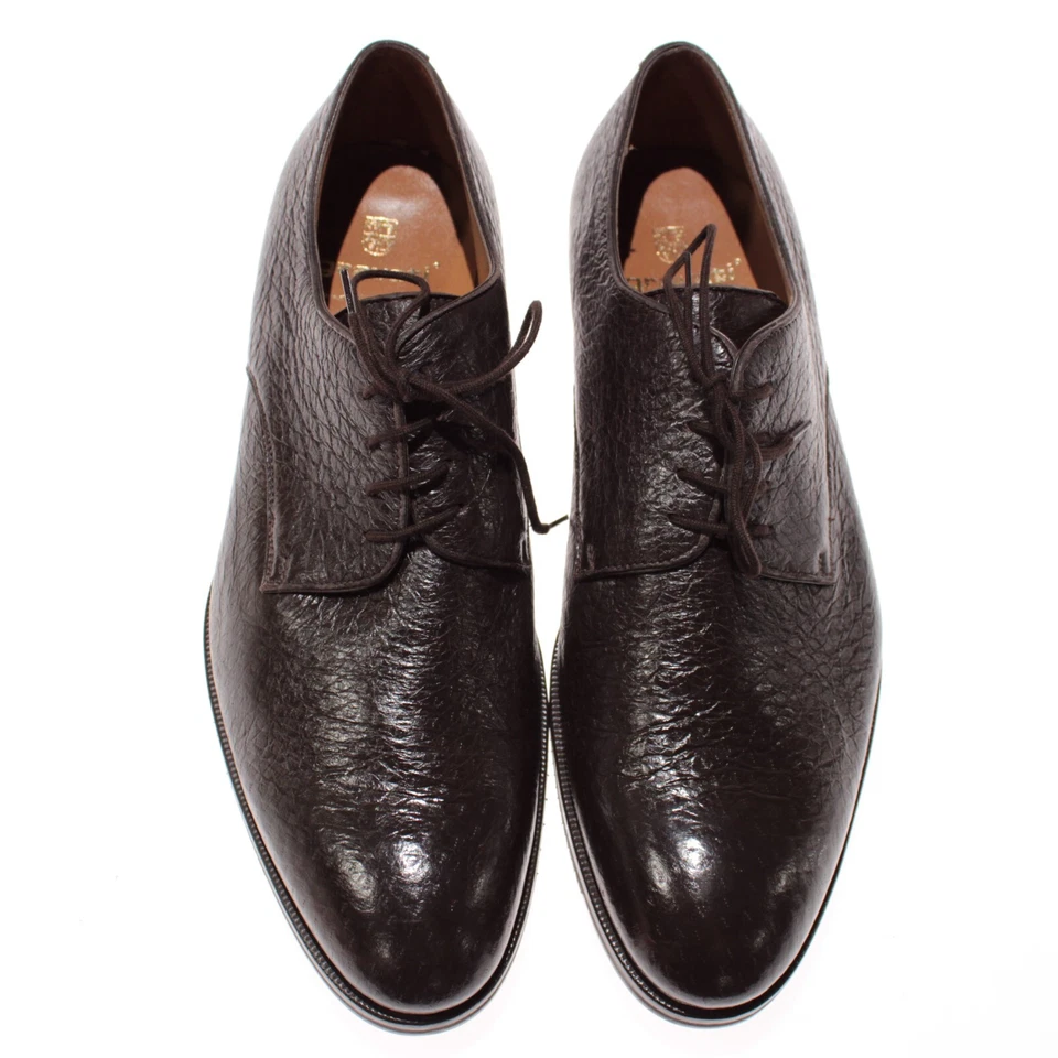 Zapatos de vestir Gravati NWD con cordones talla 12 EE. UU. en cuero marrón oscuro Foto 2 de 4