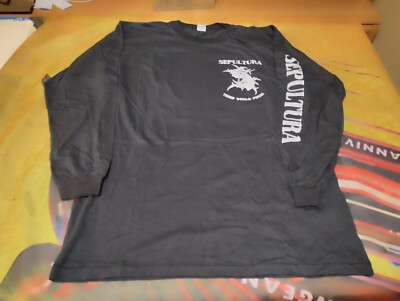 VINTAGE 90S SHIRT SEPULTURA ARISE DEADSTOCK THIRD WORLD POSSE BOOTLEG TGXXL ITA 