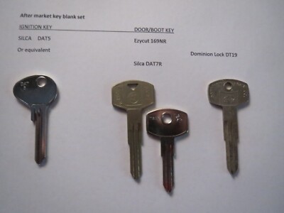 DATSUN- after market key blank sets.. 120Y/SUNNY/ STANZA/180B/200B