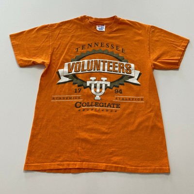 Vintage 90s Tennessee Volunteers T-Shirt Size M Hanes Made In Usa Orange | eBay