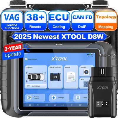 XTOOL D8W Profi KFZ Diagnosegerät OBD2 Scanner Fehler Auslesegerät ECU Coding DE