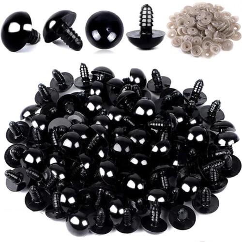 100Pc Sicherheit Augen weiches Spielzeug Bär Puppe Tier machen Handwerk Schraube - Picture 5 of 17