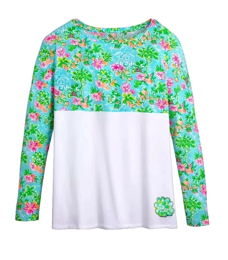 Lilly Pulitzer Algodón Camiseta Tops Para Mujer