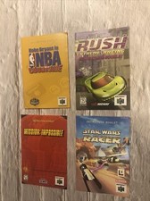 Nintendo 64 Instruction booklet - kobe byrant - Rush - mission impossible