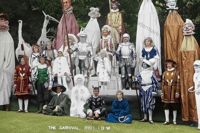 IWC1495 - Isle of Wight - Lavish Costumes of an early Ryde Carnival - Print 6x4
