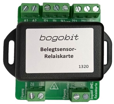 bogobit Belegtsensor-Relaiskarte, Blockstreckenmodul, Blockstelle, Blocksignal