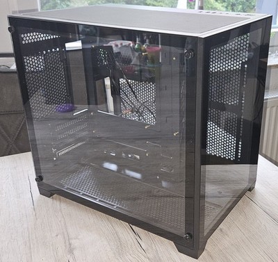 Inter-Tech C-501 Aspect, Tower-Gehäuse schwarz, Tempered Glass, 3 ARGB Lüfter