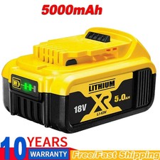 18V Li-Ion Battery For DEWALT DCB184 5.0Ah XR Slide DCB200 DCB180 DCF885 DCC785