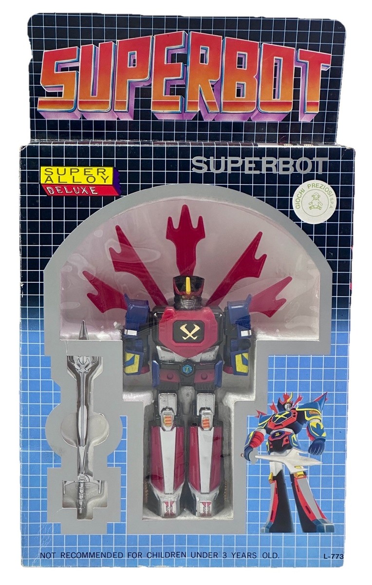 スパンコールのおもちゃSABOT Superbot Super Alloy Deluxe Ko Bootleg No Goshogun