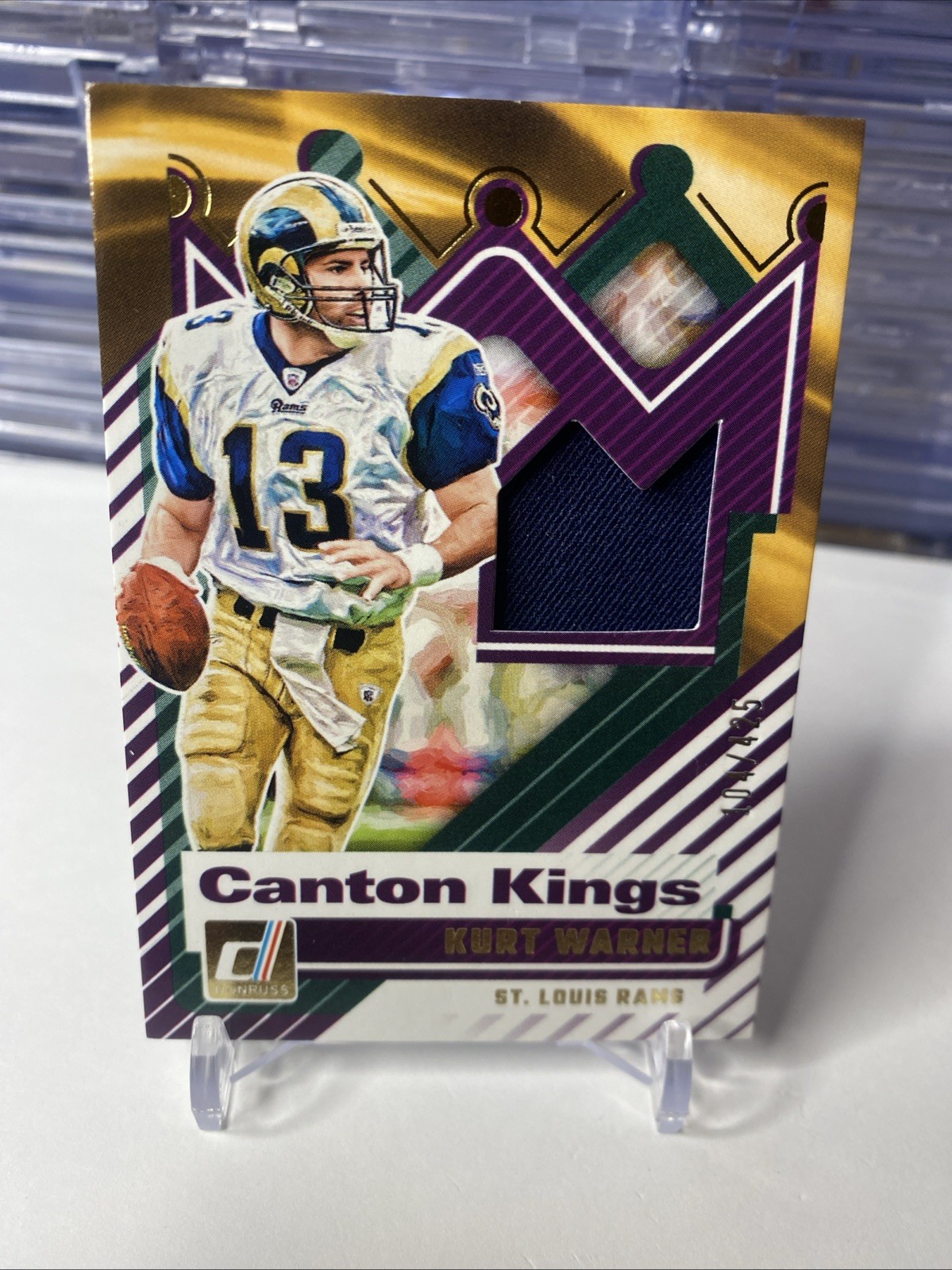2025 Panini Donruss - Canton Kings - Kurt Warner #CK-KWR /425 (MEM)