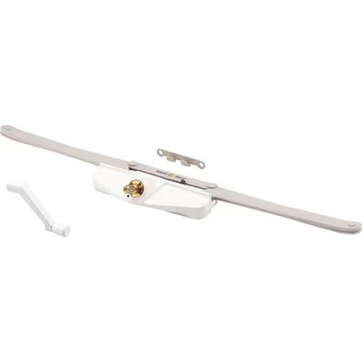 True Hardware Th 23013 16-1/8 In., White Finish, Roto Gear Awning Operator