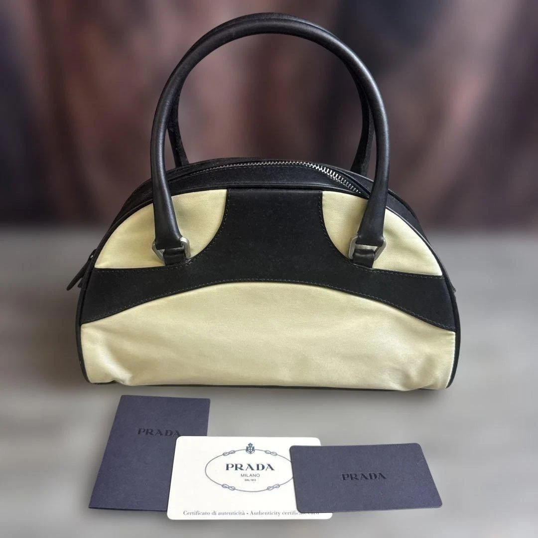 PRADA Bowling Leather Bags & Handbags for Women for sale - eBay