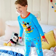 Disney Mickey Mouse and Donald Duck 2-piece pajama set SZ 4T 100 Cotton Cozy