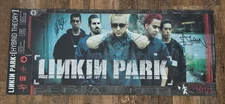Linkin Park Band "w/ Chester" Signed Autographed Concert Tour Poster Authentic