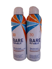 Bare Republic SPF 30 Zinc Oxide Sunscreen Spray Coco Mango Scent 2 Pk - 6 Oz Ea