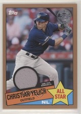 2020 Topps 1985 Baseball All-Stars Relics Gold 7/50 Christian Yelich 1u6